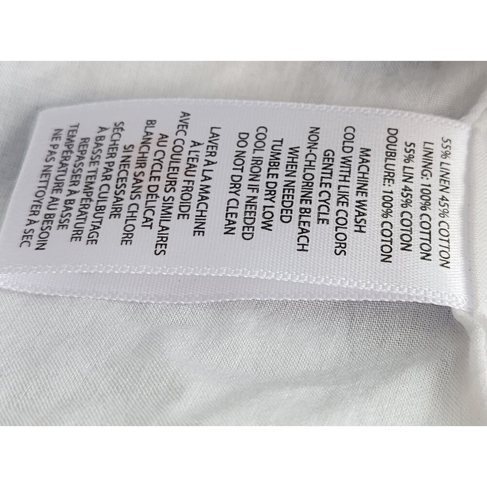 Beach Lunch Lounge NWT Blue White Nautical Linen Blend Shift Dress Sz S MSRP $58 - Picture 10 of 10